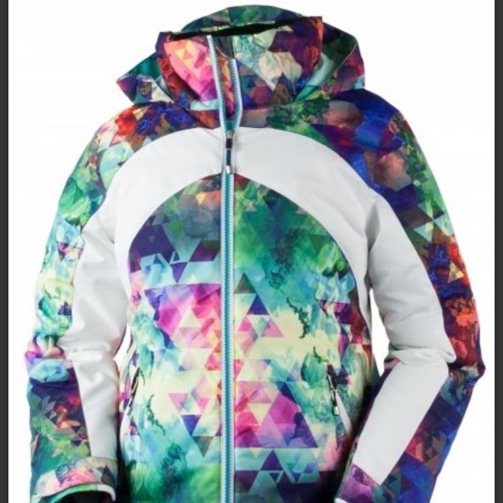 Girls Obermeyer Tabor Jacket Fractal Floral